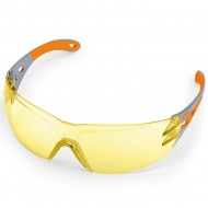Veiligheidsbril in geel, optimaal bij zeer hoge contrastwerking 